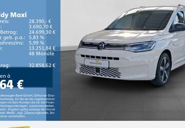 VW Caddy Maxi 71.431 km 28.390 &euro; Recklinghausen 45663